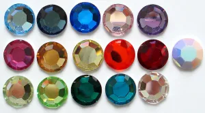 10.9-11.3mm (2000) (48SS) Swarovsk Round Flat Back