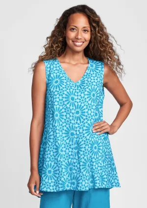 Flourish Tank - Linen Tank Top - FINAL SALE