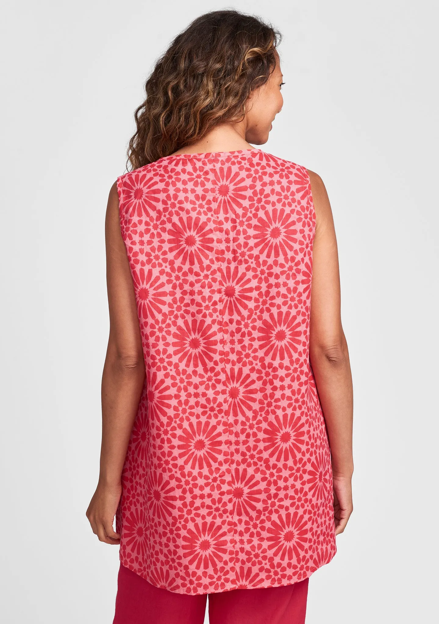 Flourish Tank - Linen Tank Top - FINAL SALE