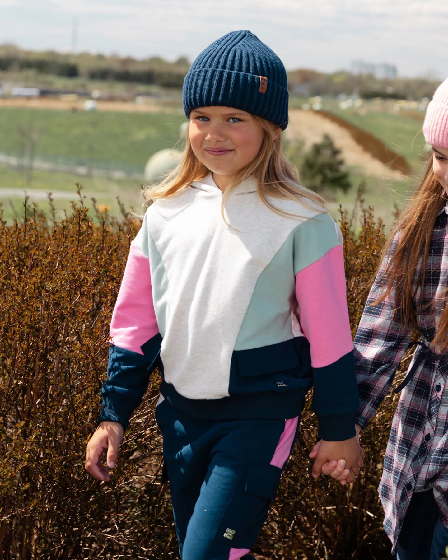 Girls Colorblock Hoodie