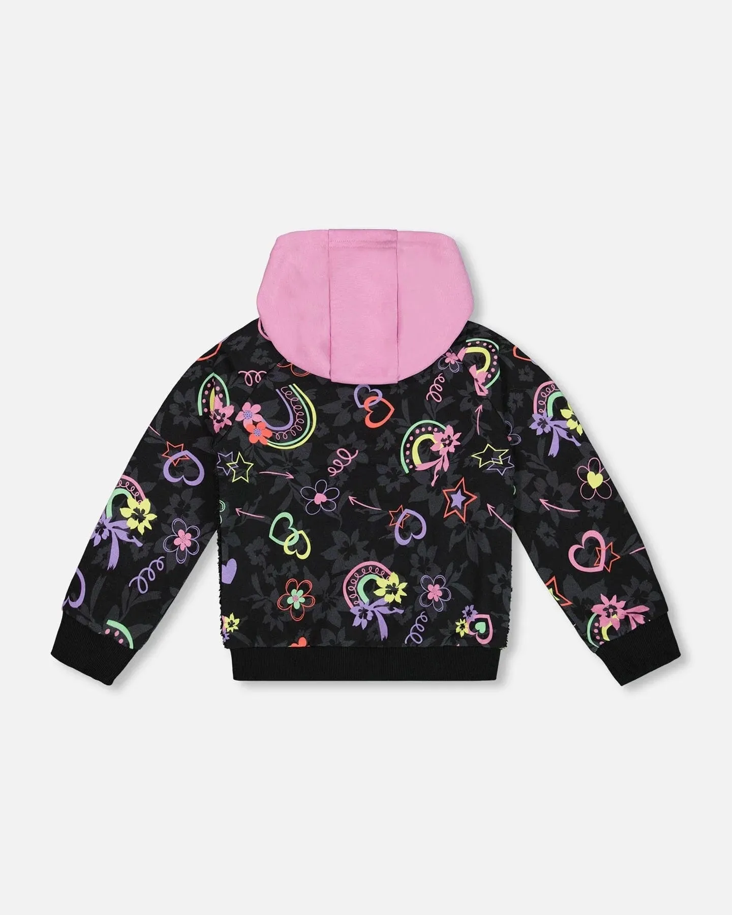 Girls Heart/Flower Hoodie