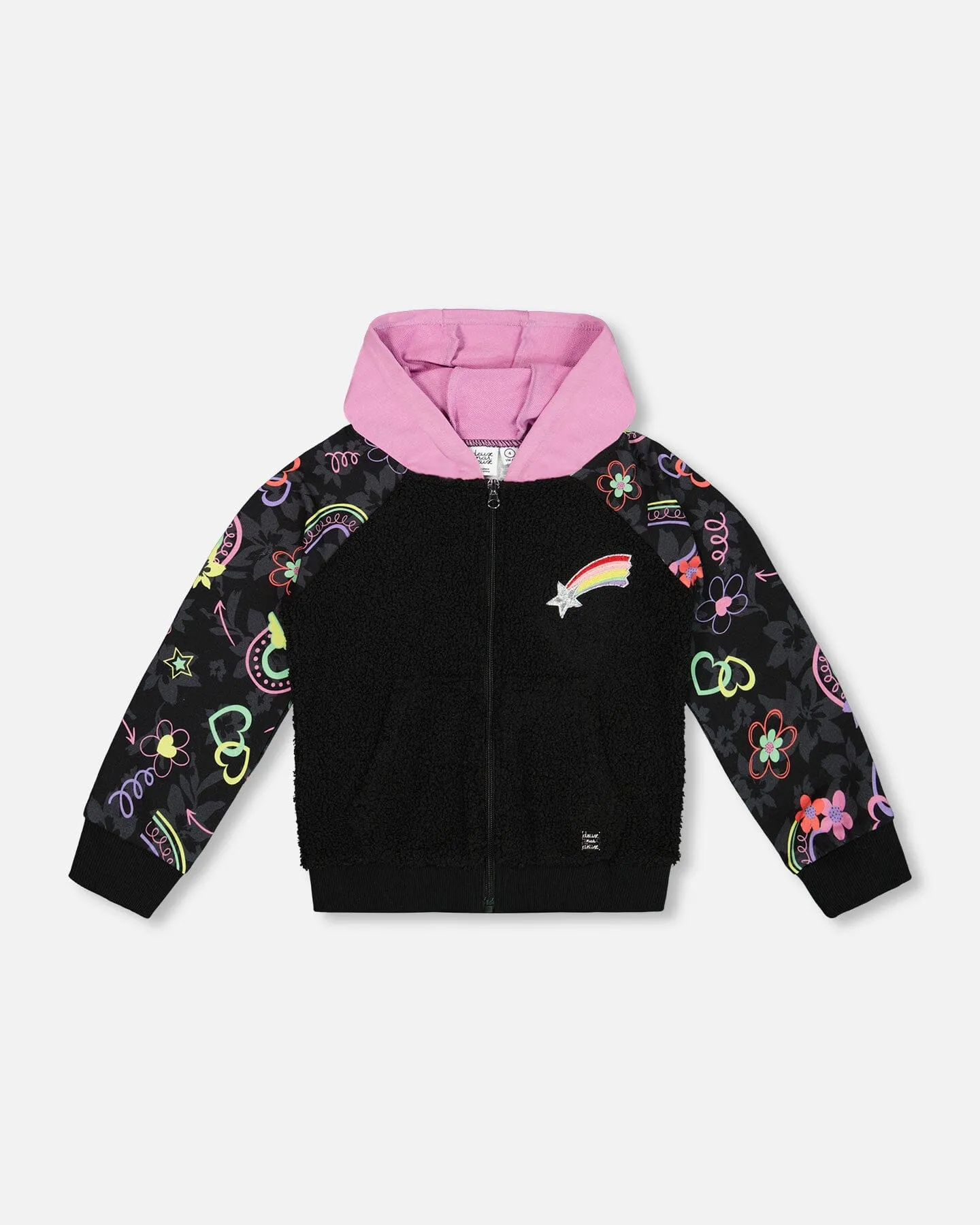 Girls Heart/Flower Hoodie