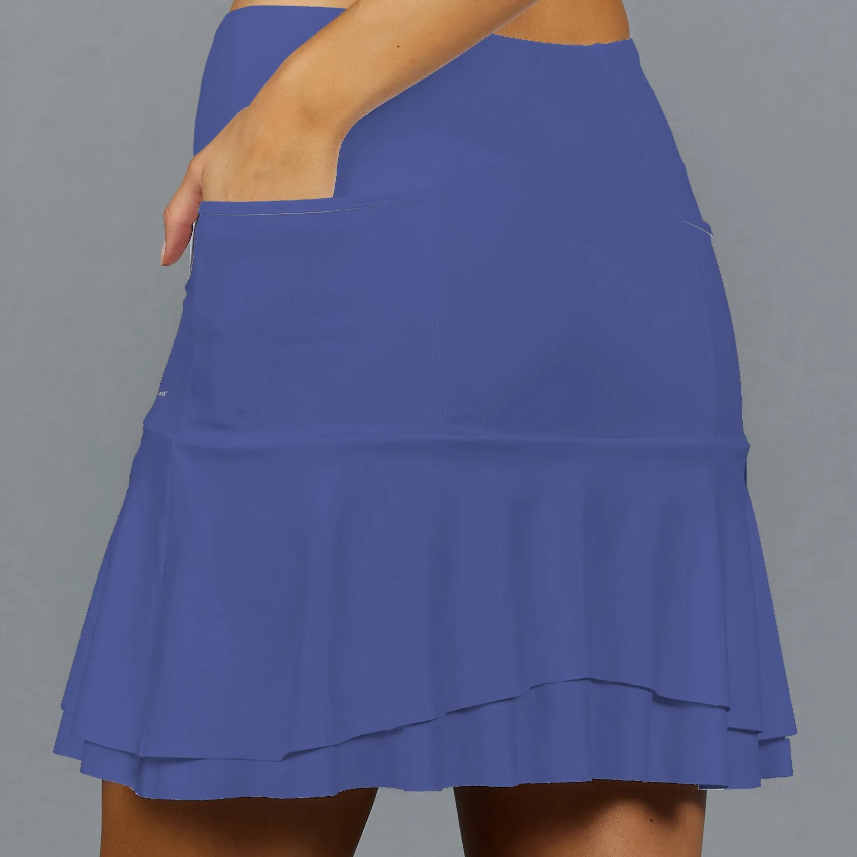 Long Basic Skort (royal blue)