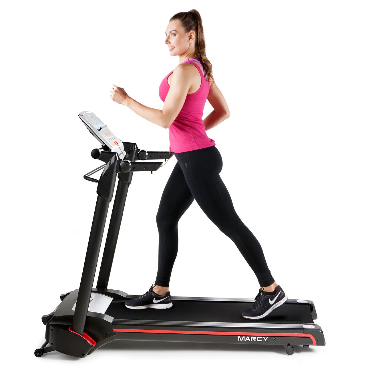 Marcy Easy Folding Motorized Treadmill | JX-651BW