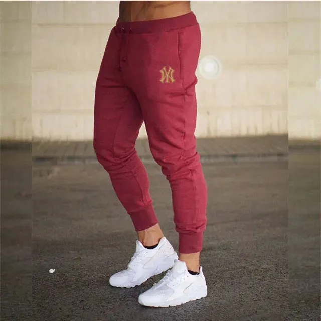 Mens Pants Casual Trousers Men Clothing Fitness Sport Jogging Tracksuits Sweatpants