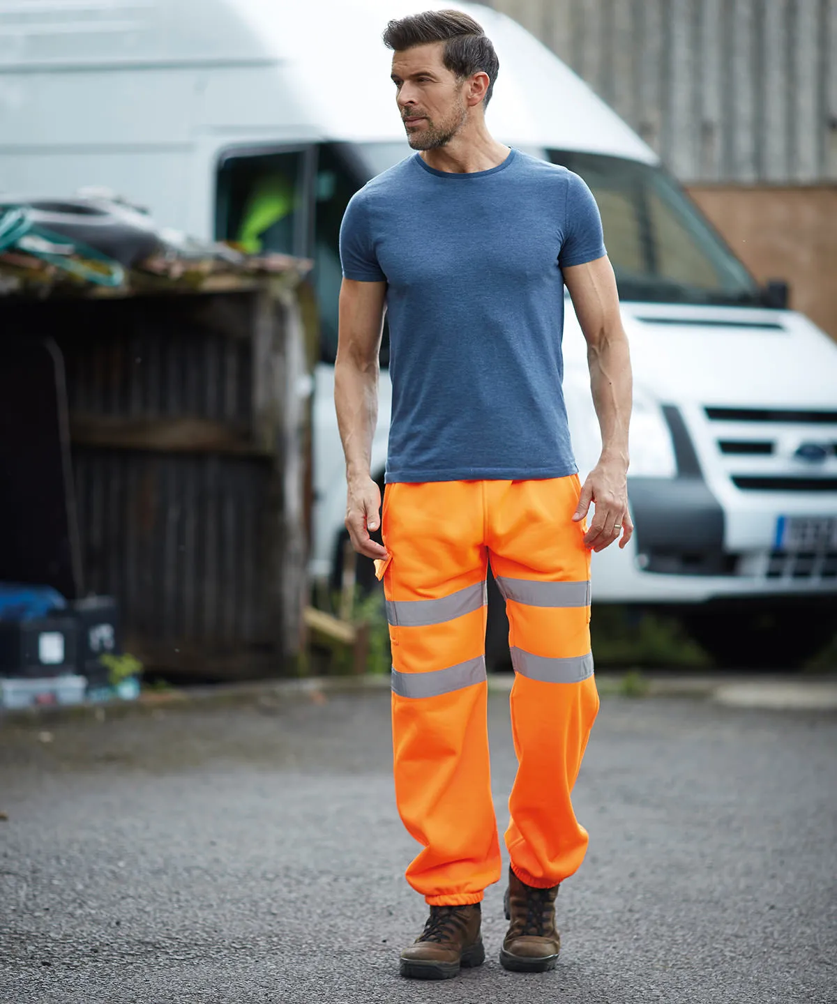 Navy - Hi-vis jogging pants (HV016T)