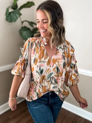 Swirling Colors Top