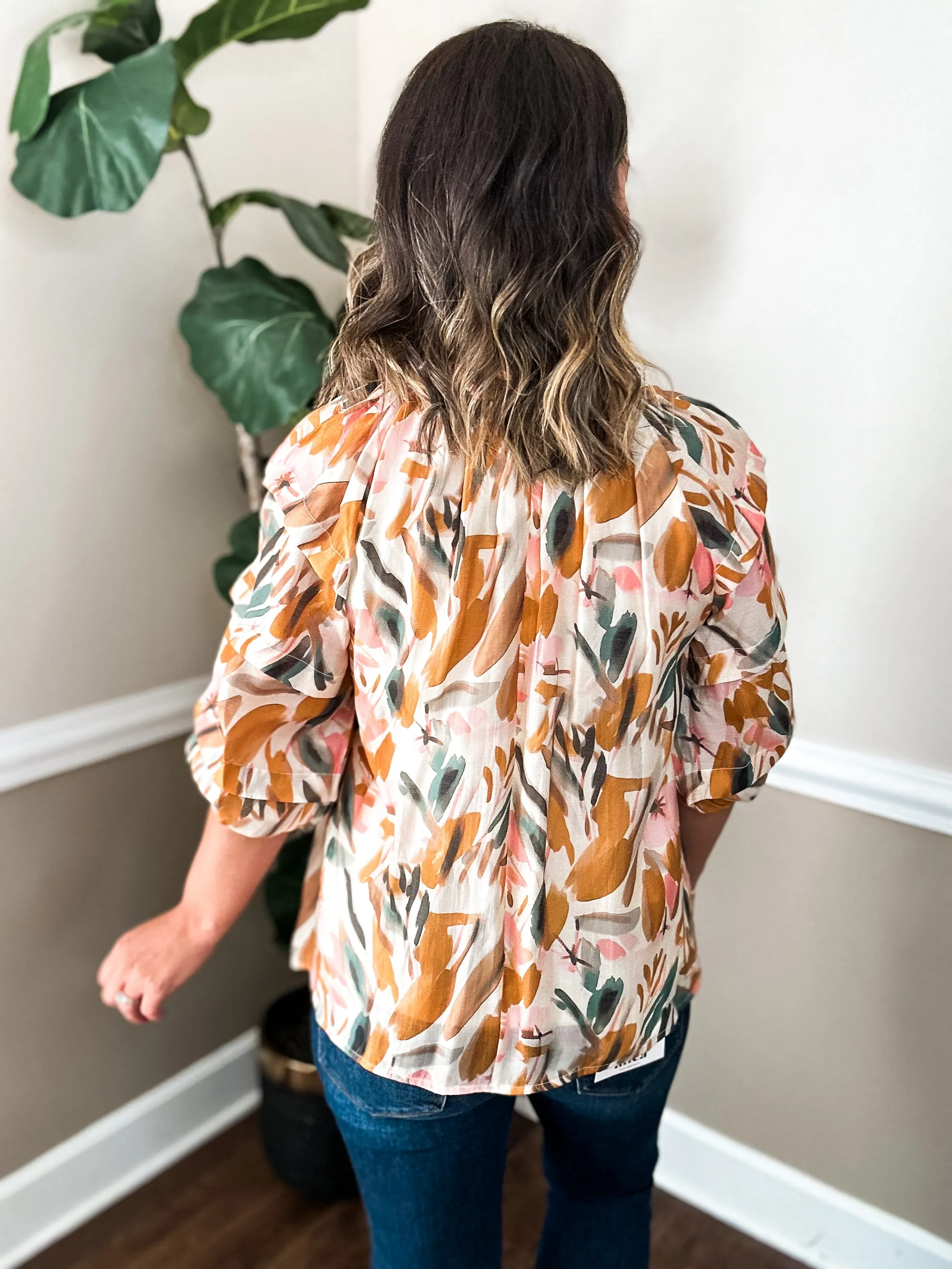 Swirling Colors Top