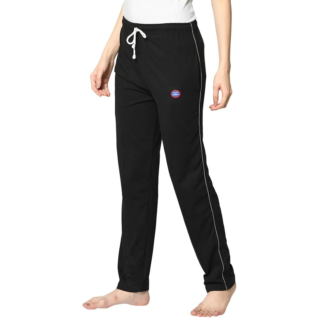 Vimal Jonney Black Trackpant For Women's