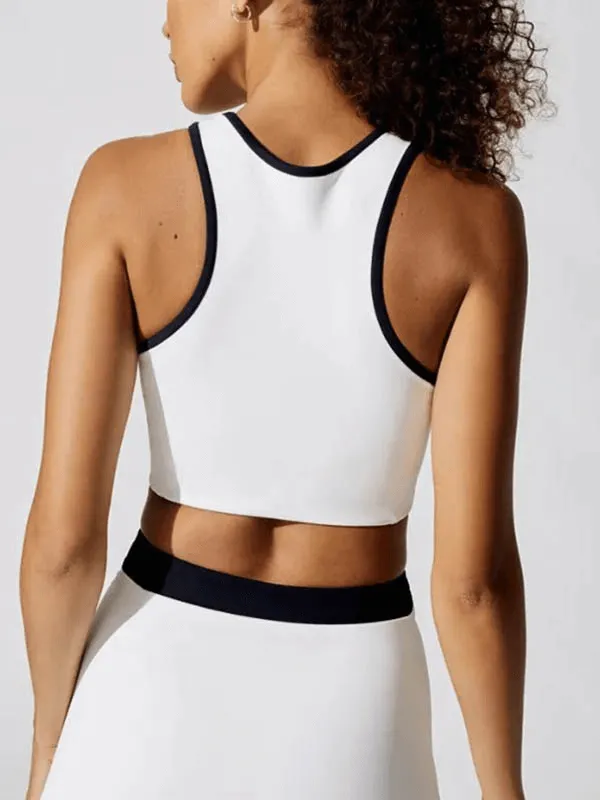 Women's Absorbing and Breathable Crop Tennis Tank - SF1800