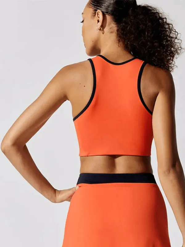 Women's Absorbing and Breathable Crop Tennis Tank - SF1800