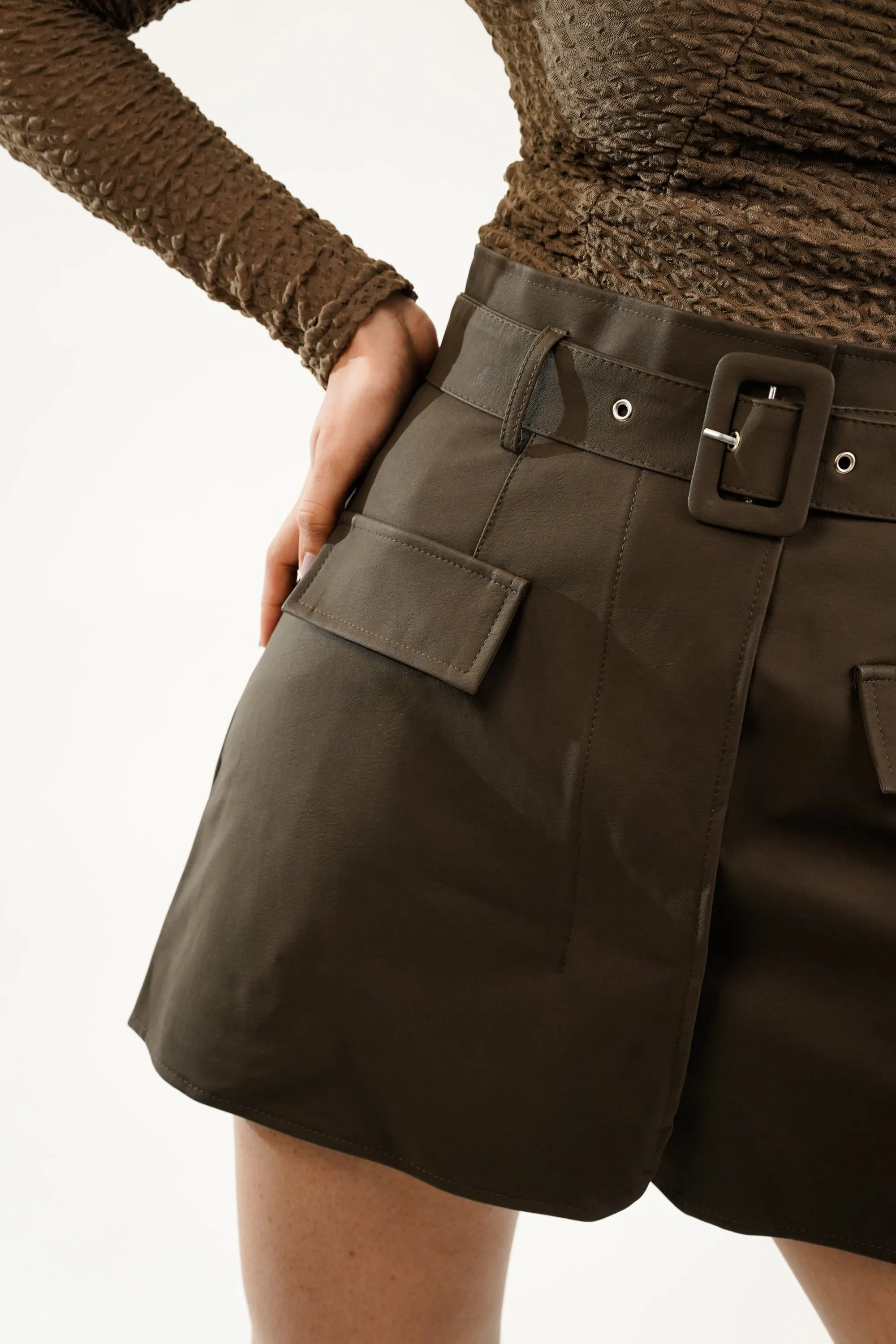 Woody Brown Skorts